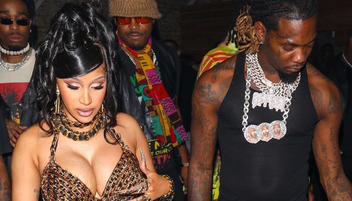 Cardi B yılbaşı gecesi ayrı yaşadığı kocası Offset ile karşılaştı! Olay seks itirafı