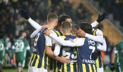 Kadıköyde Fenerbahçeden gol yağmuru