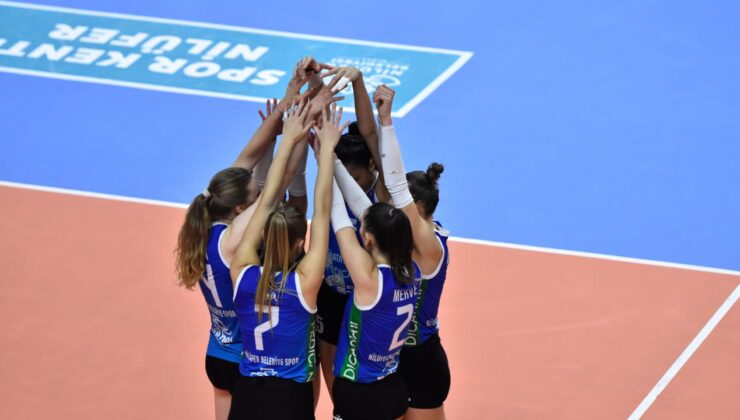 Voleybolda Nilüfer Belediyespor CSM Lugoj’u yendi