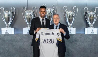 Real Madrid Militao’nun sözleşmesini uzattı