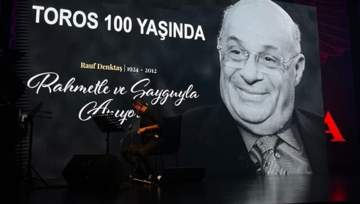 Denktaş, “Toros 100 Yaşında” etkinliği ile anıldı