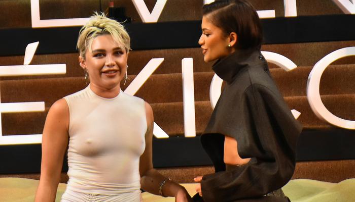 Bu sefer bilerek açmadı! Florence Pugh kıyafetini kontrol edemedi