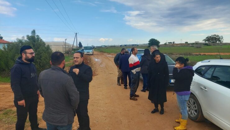 CTP, doğal afette zarar gören seracıları ziyaret etti