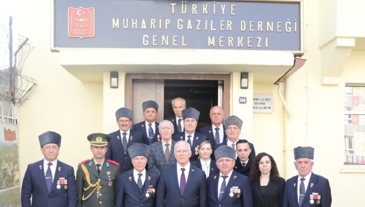 Töre, Türkiye Muharip Gaziler Derneği’ni ziyaret etti