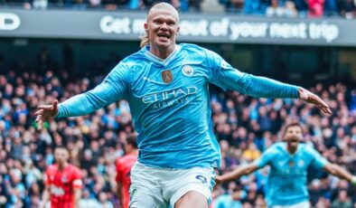 Manchester City Haaland ile kazandı