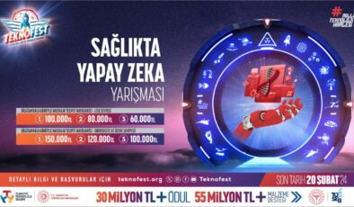 TEKNOFEST Sağlıkta Yapay Zeka Yarışması’na başvurular devam ediyor