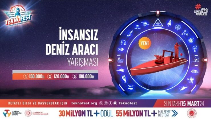 İnsansız deniz aracı teknolojileri TEKNOFEST’te yarışacak