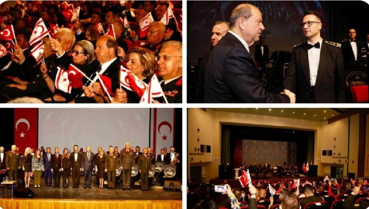 Cumhurbaşkanı  Tatar, TSK Armoni Mızıkası Komutanlığı’nın konserini izledi