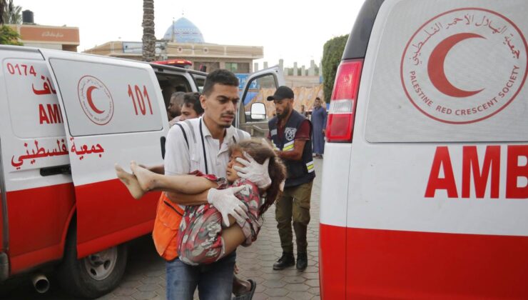 İsrail’in Gazze Şeridi’nin çeşitli bölgelerine düzenlediği saldırılarda 10 Filistinli öldü