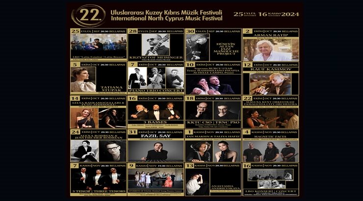 Uluslararası Kuzey Kıbrıs Müzik Festivali başlıyor