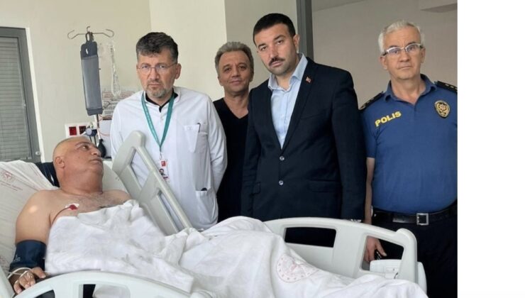 Cumhurbaşkanı  Tatar, Adem Altun ve doktoru Dr. Mesut Sönmez ile görüşüp bilgi aldı