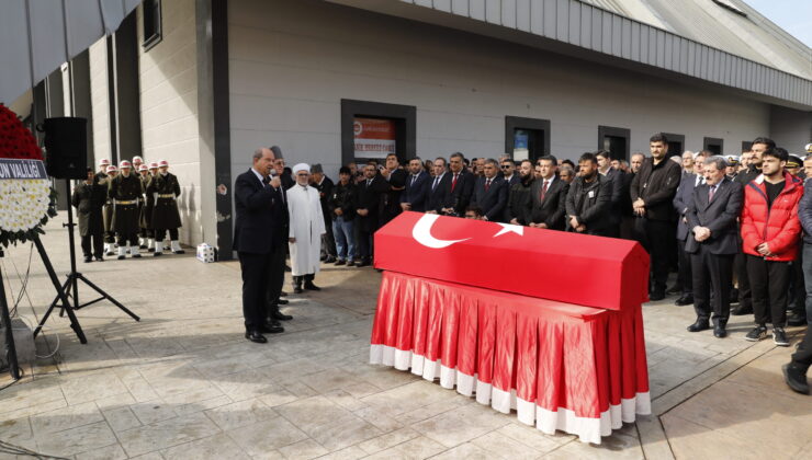 Cumhurbaşkanı Tatar, Samsun’da Kıbrıs gazisinin cenaze törenine katıldı